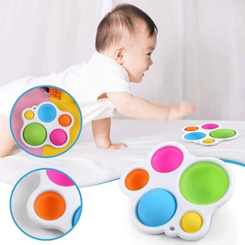 Brinquedo Montessori – Pop It Baby – Mania de Bebê